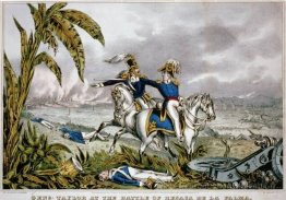 Genl. Taylor nella battaglia di Resaca de la Palma