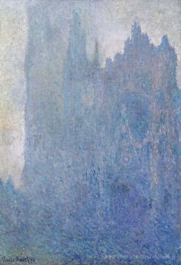 Cattedrale di Rouen nella nebbia