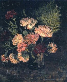 Vaso con garofani