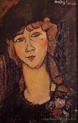 Lolotte (Testa di donna in un cappello)