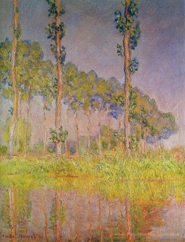 Tre alberi in primavera