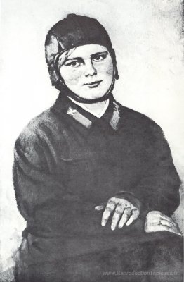 Ritratto di pilota donna M.S. Zimová