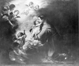Sant'Antonio da Padova adorare il Bambino