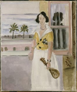 Donna con mandolino