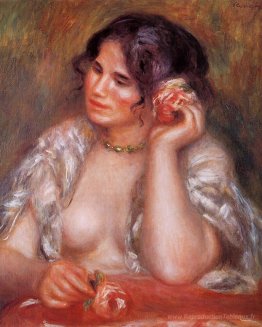 Gabrielle con una Rosa