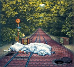 In attesa per il tram