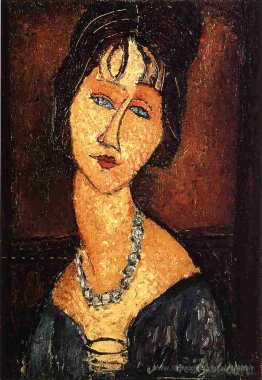 Jeanne Hébuterne con la collana