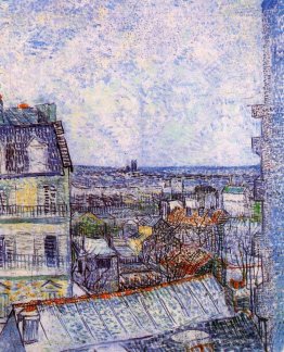 View from room di Vincent nella rue Lepic