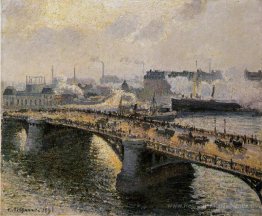Il Pont Boieldieu, Rouen, Tramonto, Misty Meteo