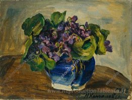 Natura morta. Violette di Parma.