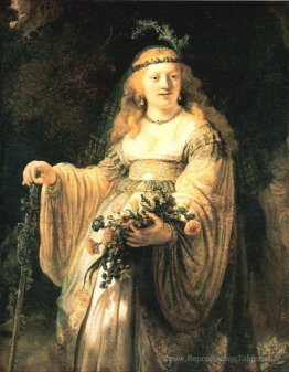 Saskia van Uylenburgh in Costume arcadico