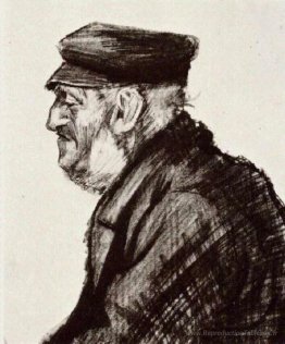 L'uomo orfano con Berretto, Testa