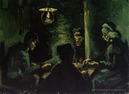 Quattro contadini in un pasto (Studio per 'I mangiatori di patat