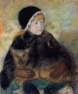 Elsie Cassatt possesso di un Big Dog