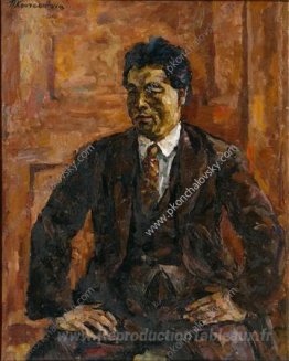 Ritratto di artista giapponese Yabe-shan