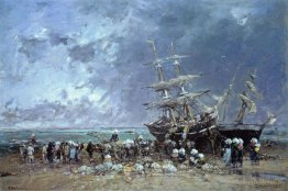 Scarico il Terranova Peschereccio