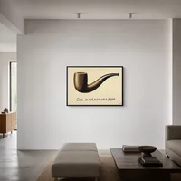 Il tradimento di immagini (Questa non è una pipa) — Galleria minimalista