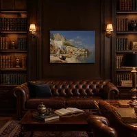 Capri, Italia — Biblioteca classica