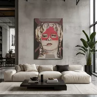 Volto di Mae West che può essere utilizzato come un appartamento — Loft moderno