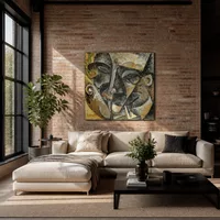 Dinamismo di testa di un uomo — Loft moderno