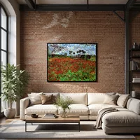 Campo con papaveri — Loft moderno