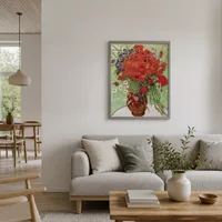 Papaveri rossi e margherite — Casa scandinava