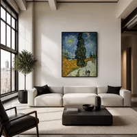 Strada con cipressi — Loft moderno