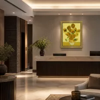 Still Life - Vaso con dodici girasoli — Boutique hotel