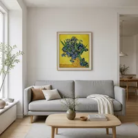Natura morta con iris — Casa scandinava