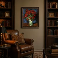 Vaso con papaveri rossi — Biblioteca classica