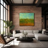 Campo di grano con un Lark — Loft moderno