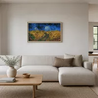 Campo di grano con corvi — Casa scandinava