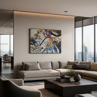Pittura su vetro con il Sole (Small Pleasures) — Attico di lusso