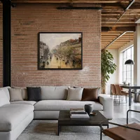 Boulevard Montmartre pioggia di primavera — Loft moderno