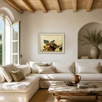 Canestro di frutta — Casa mediterranea