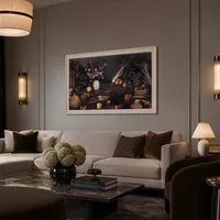 Natura morta con fiori e frutta — Boutique hotel