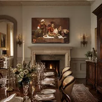 Cena in Emmaus — Sala da pranzo del castello