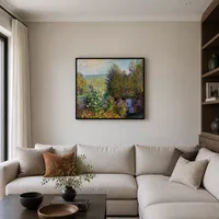 Un angolo del giardino a Montgeron — Galleria minimalista