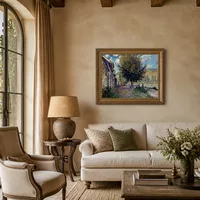 Rive della Senna a Lavacourt — Villa italiana