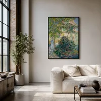 Camille Monet nel giardino della Casa di Argenteuil — Loft moderno