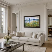 Fiori sulle rive della Senna vicino a Vétheuil — Appartamento parigino