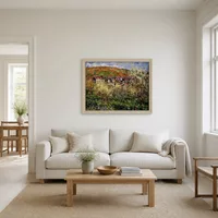 Prugna alberi in fiore a Vetheuil — Casa scandinava