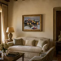 Natura morta con pere e uva — Villa italiana