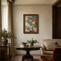 Stilll vita con anemoni — Villa italiana