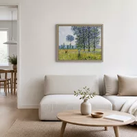 Effetto luce del sole sotto i Pioppi — Casa scandinava