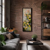 Vaso di dalie — Loft moderno