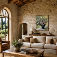 Vaso di fiori — Villa italiana