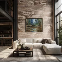 Lo stagno delle ninfee e il ponte — Loft moderno