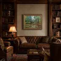 Lo stagno delle ninfee e il ponte — Biblioteca classica