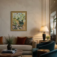 Azalee bianchi in una pentola — Boutique hotel